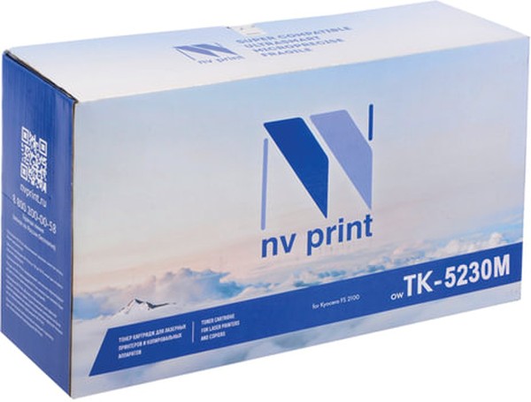 

Тонер-картридж NV PRINT NV-TK-5230M для kyocera ecosys p5021cdn/m5521cdn, пурпурный