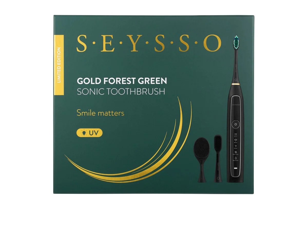 Электрическая зубная щетка SEYSSO Gold Forest Green черный