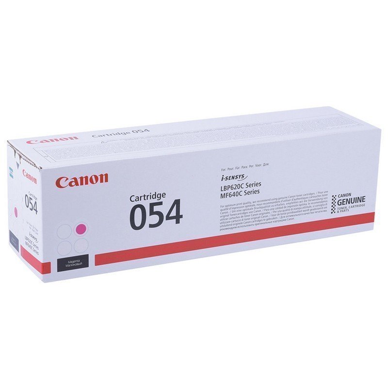 Картридж лазерный CANON (054M) для i-SENSYS LBP621Cw/MF641Cw/645Cx, пурпурный