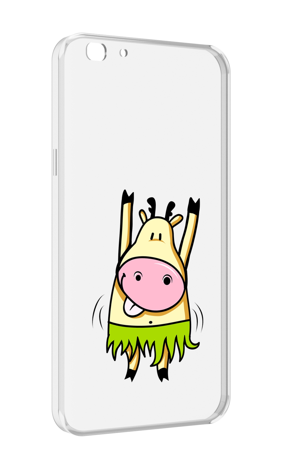 

Чехол MyPads Веселая корова для Oppo A77/F3 (2017 год), Прозрачный, Tocco