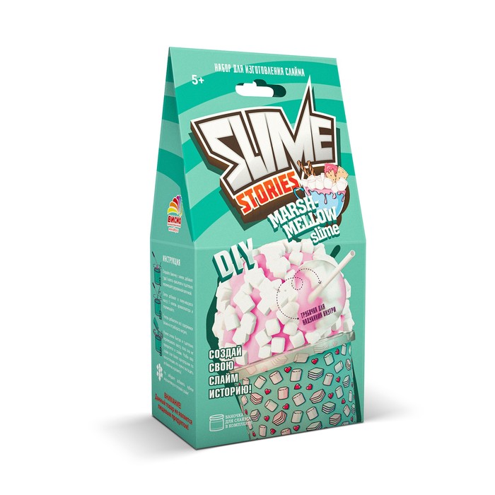 

Набор для опытов и экспериментов «Slime Stories. Marshmellow» серия «Юный химик»