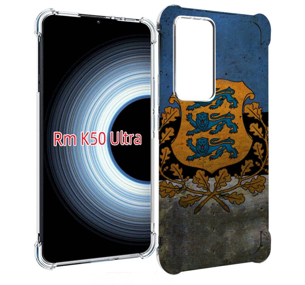 

Чехол MyPads герб флаг эстонии для Xiaomi 12T / Redmi K50 Ultra, Прозрачный, Tocco