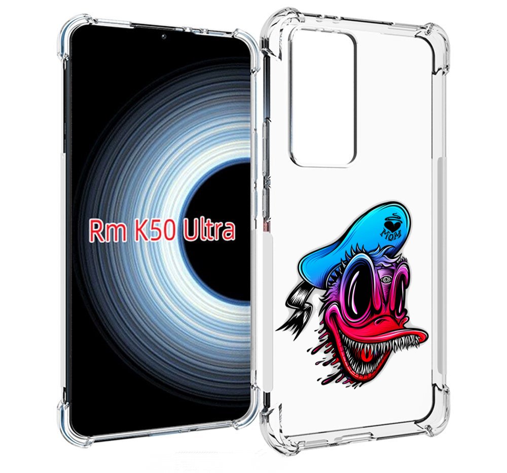 

Чехол MyPads Дональд для Xiaomi 12T / Redmi K50 Ultra, Прозрачный, Tocco