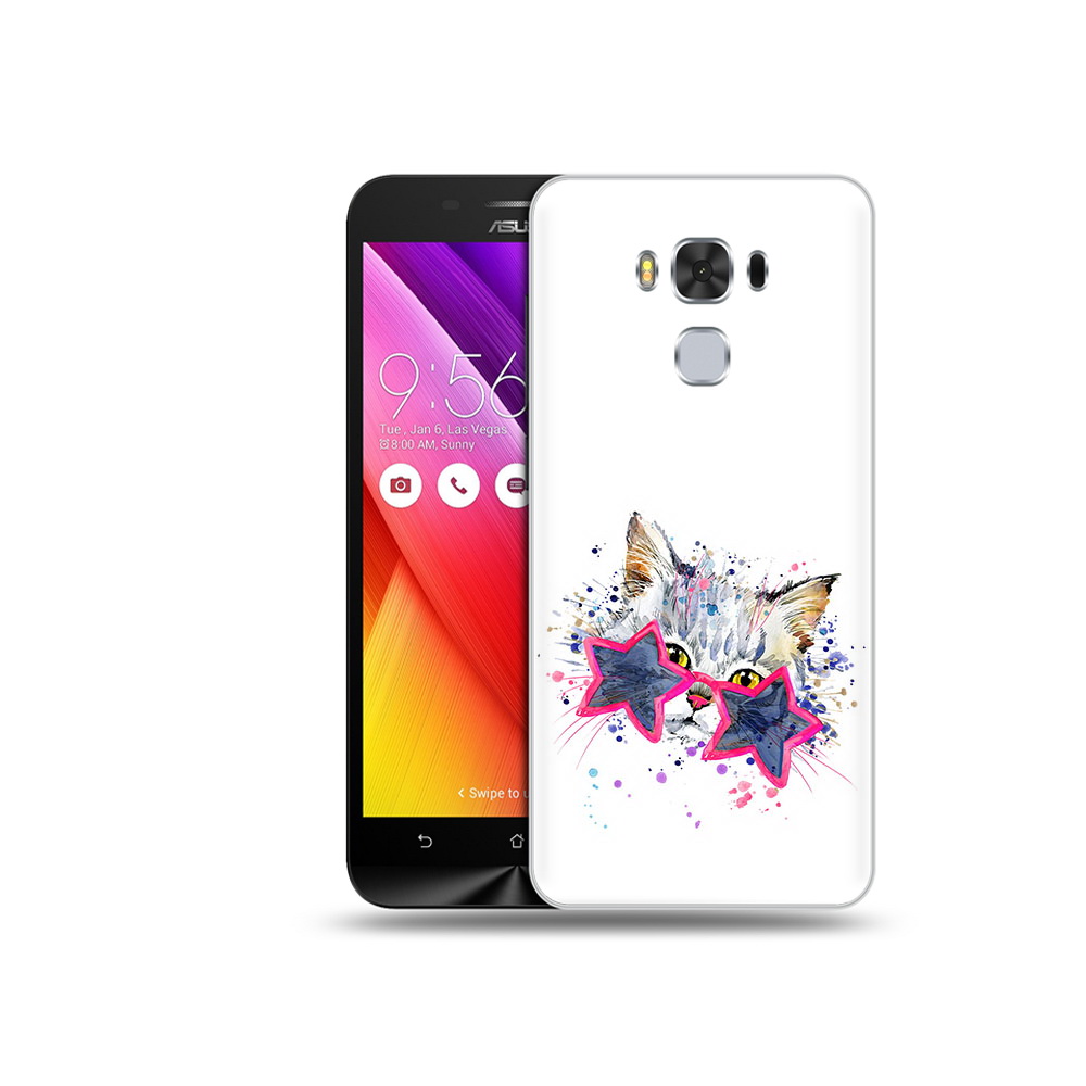 

Чехол MyPads Tocco для Asus ZenFone 3 звездные очки (PT49951.654.353), Прозрачный, Tocco