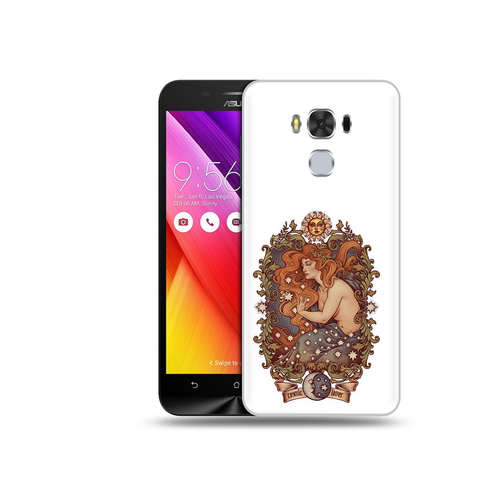 

Чехол MyPads Tocco для Asus ZenFone 3 звездная девушка абстракция (PT49951.654.351), Прозрачный, Tocco