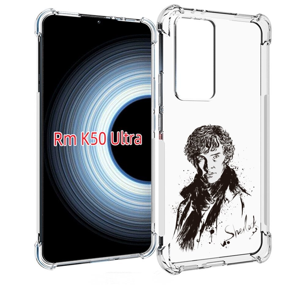 

Чехол MyPads шерлок холмс портрет для Xiaomi 12T / Redmi K50 Ultra, Прозрачный, Tocco