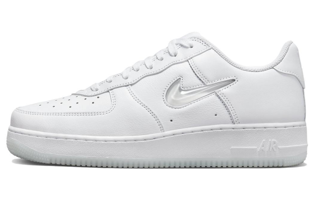 

Кеды унисекс Nike Air Force 1 Low White Jewel белые 46 EU, Белый, Air Force 1 Low White Jewel