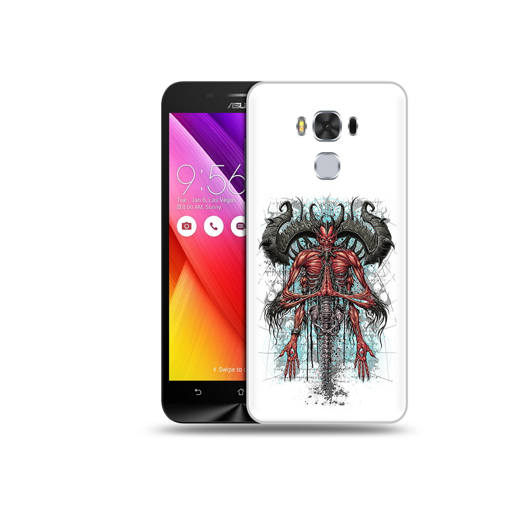

Чехол MyPads Tocco для Asus ZenFone 3 дьявол (PT49951.654.340), Прозрачный, Tocco