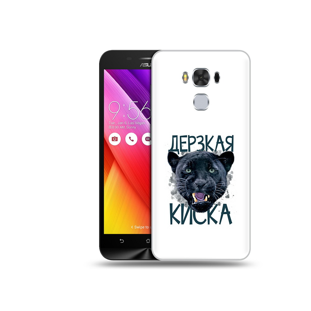 

Чехол MyPads Tocco для Asus ZenFone 3 дерзкая киска (PT49951.654.319), Прозрачный, Tocco