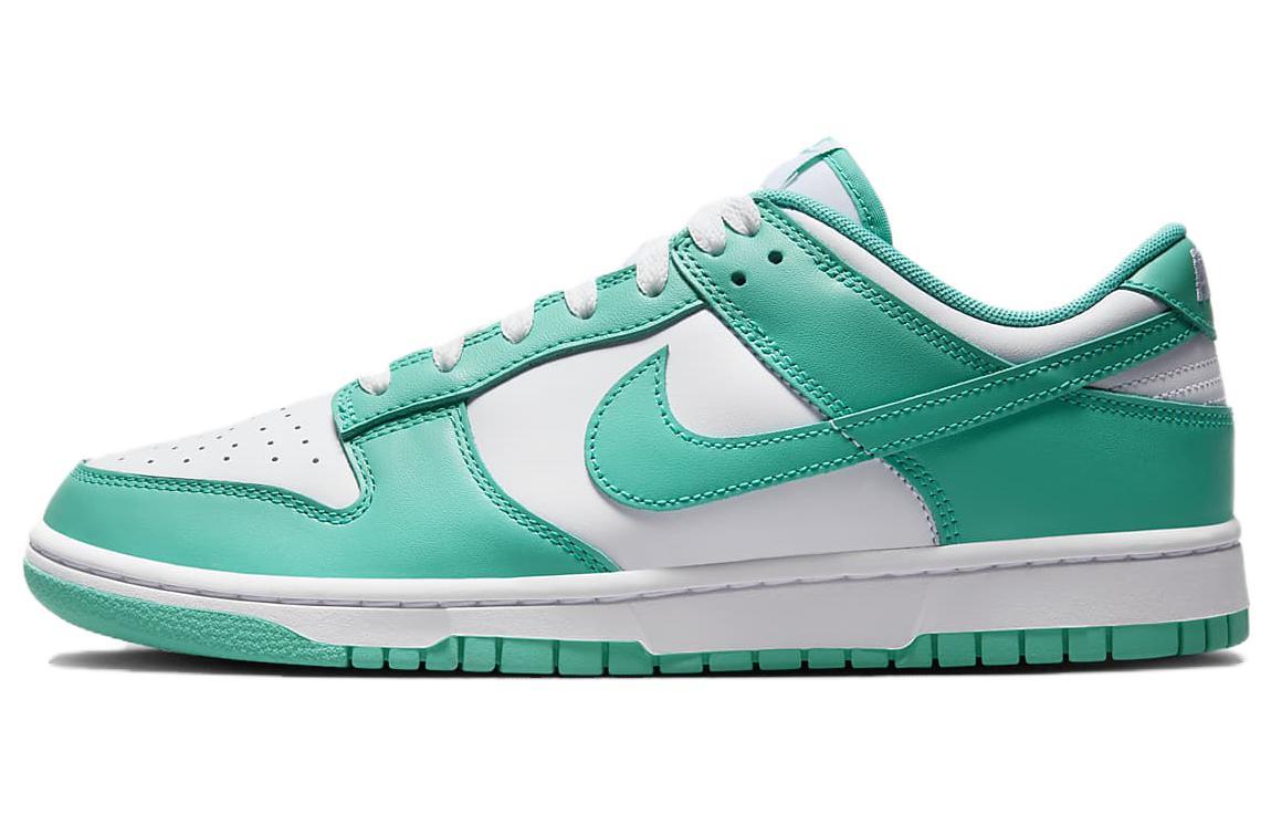 

Кеды унисекс Nike Dunk Low Clear Jade бирюзовые 45.5 EU, Бирюзовый, Dunk Low Clear Jade