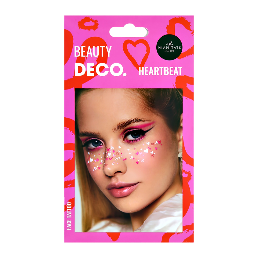 

Татуировка переводная для лица Deco Love by Miami tattoos, Черный