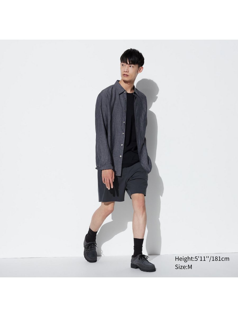 

Повседневные шорты мужские UNIQLO 467609 серые XS, Серый, 467609