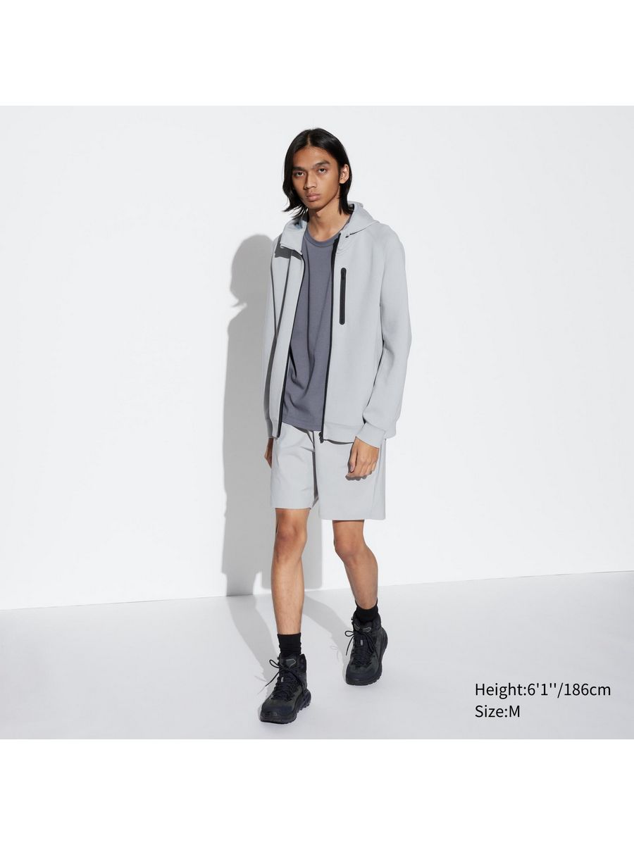 

Повседневные шорты мужские UNIQLO 467609 серые 3XL, Серый, 467609