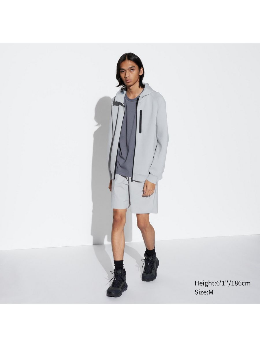 

Повседневные шорты мужские UNIQLO 467609 серые XXL, Серый, 467609