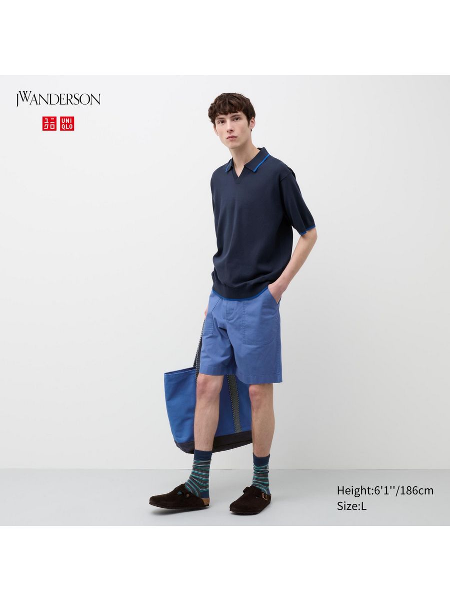 

Повседневные шорты мужские UNIQLO 467050 синие S, Синий, 467050