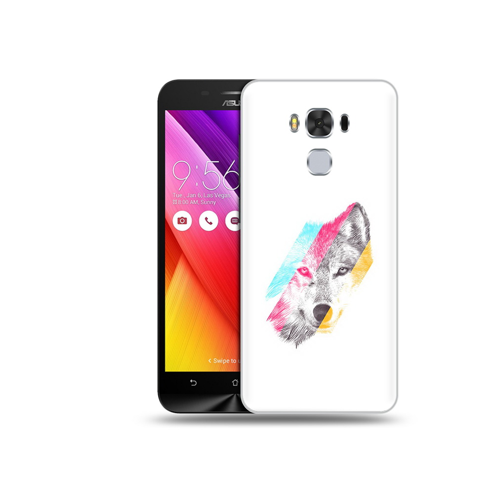 

Чехол MyPads Tocco для Asus ZenFone 3 волк градиент (PT49951.654.268), Прозрачный, Tocco