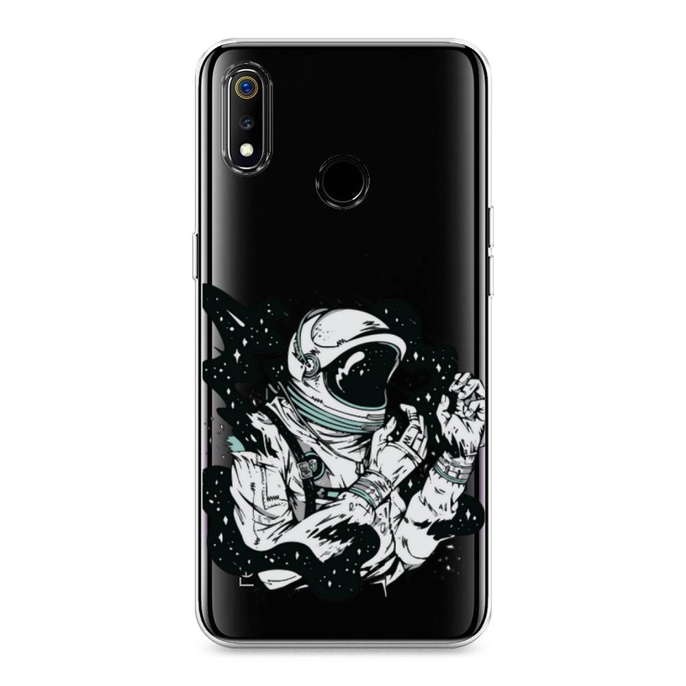 

Чехол Awog на Realme 3 "Космонавт арт", Разноцветный, 251050-7