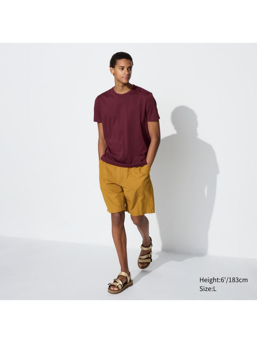 

Повседневные шорты мужские UNIQLO 463887 желтые M, Желтый, 463887