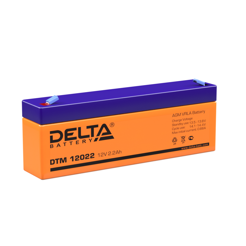 Аккумулятор для ИБП Delta Delta DTM 12022 103 12V 22Ah 22 Ач 12 В 133300₽