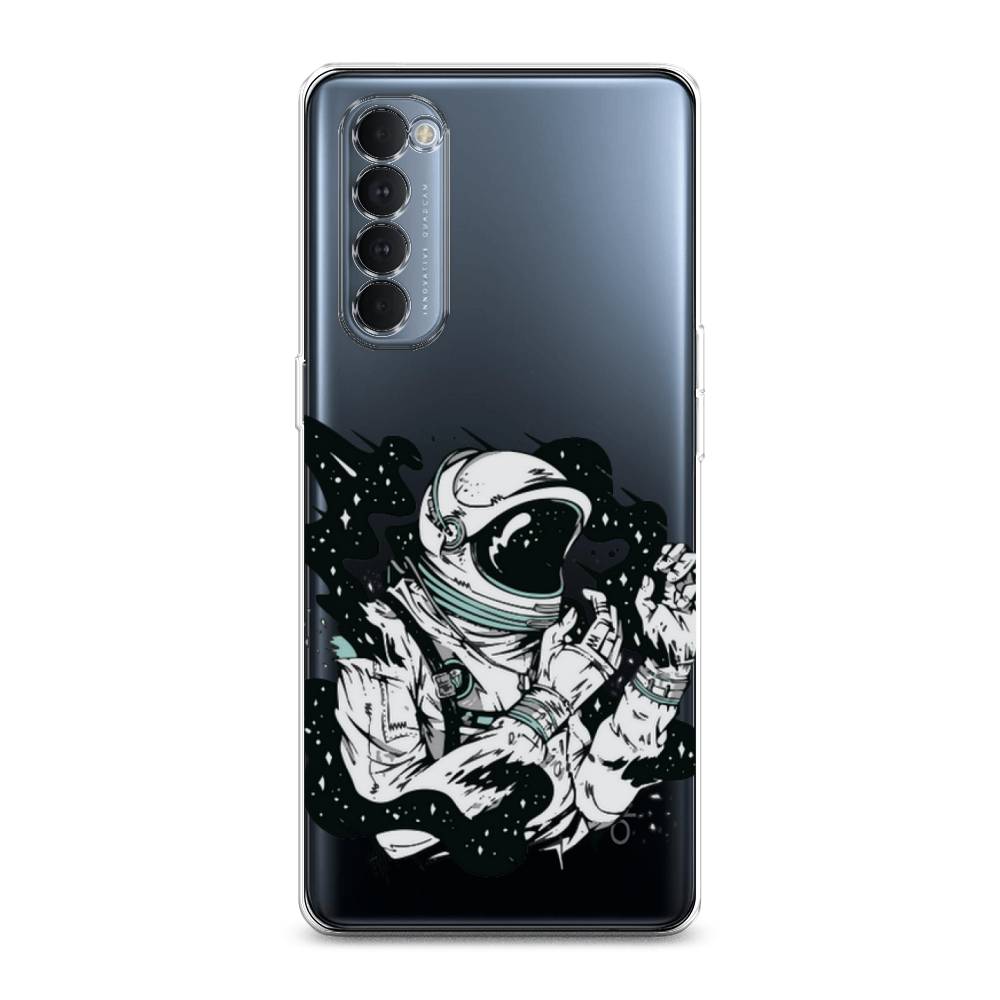

Чехол Awog на Oppo Reno 4 Pro "Космонавт арт", Разноцветный, 258950-7