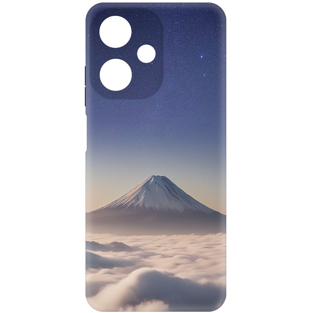 

Чехол-накладка Krutoff Soft Case Япония, Фудзияма для INFINIX Hot 30 Play черный