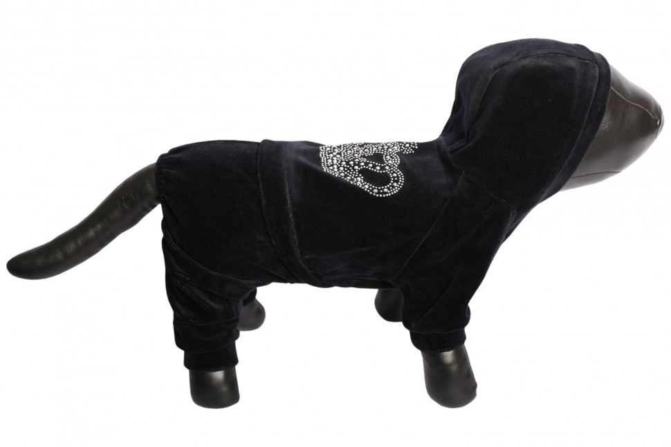 

Комбинезон для собак Lion Crown, унисекс, черный, S, длина спины 20 см, Crown LM924