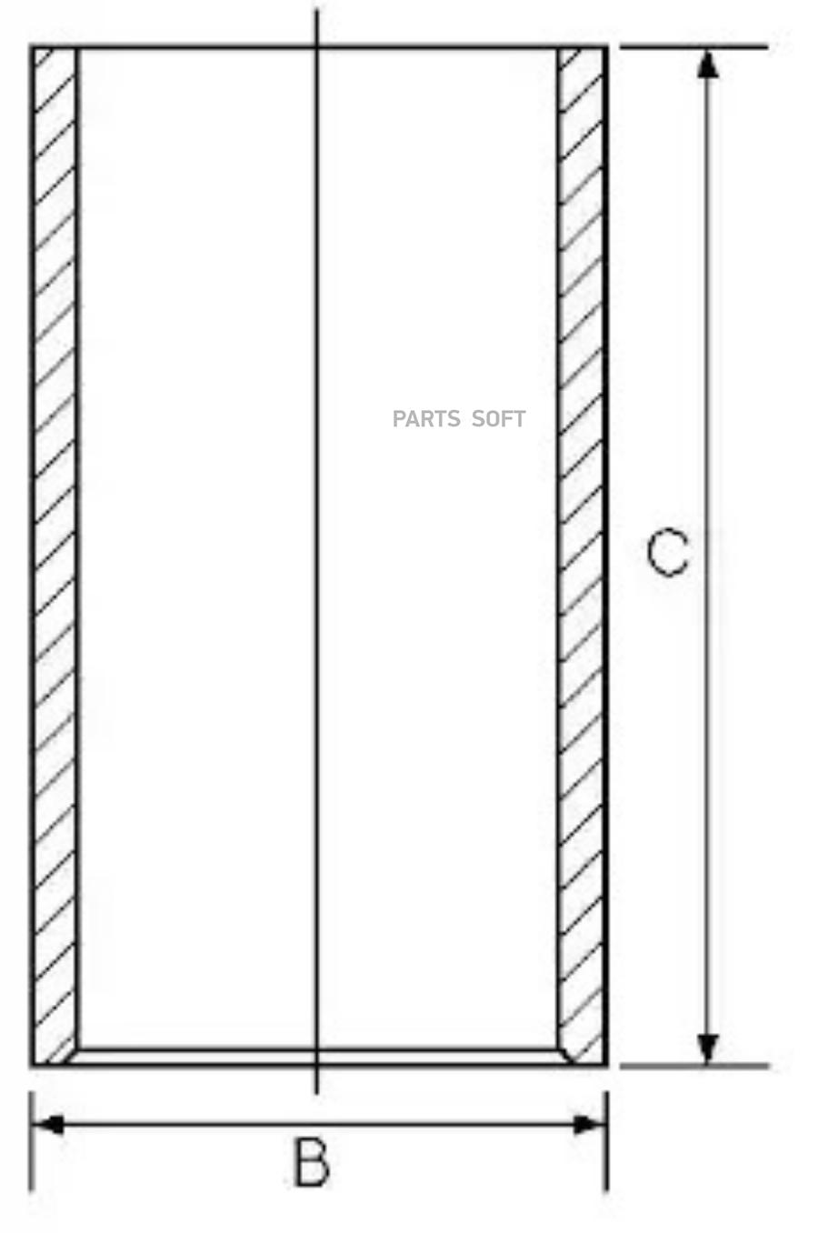 Гильза Цилиндра Goetze арт. 14-010840-00