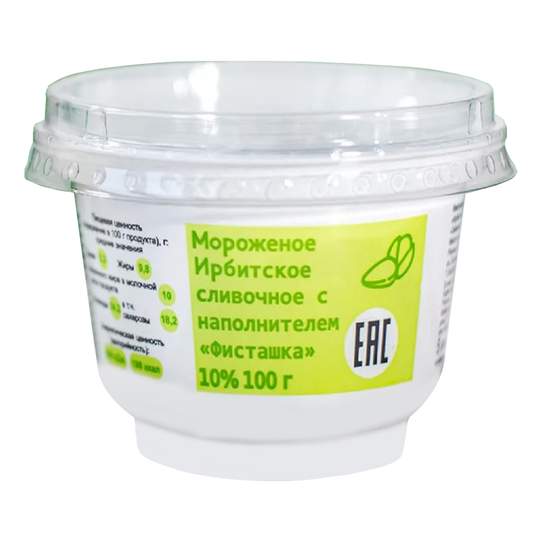 

Мороженое сливочное Ирбитское с фисташкой 10% БЗМЖ 100 г