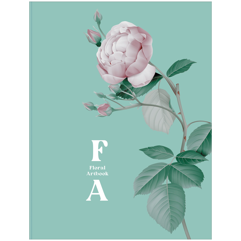 

Тетрадь на кольцах 120л, А5 BG Flower art (клетка, обложка картон), 24шт