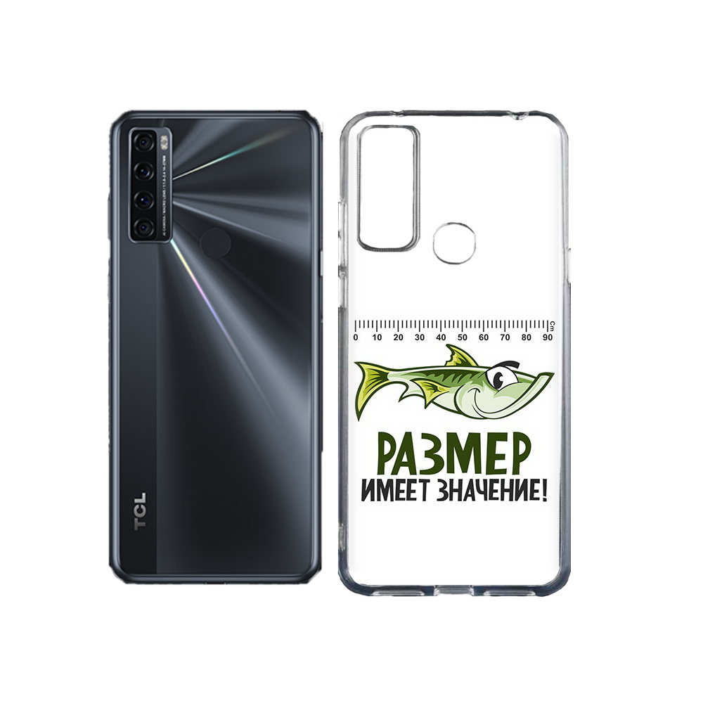 

Чехол MyPads Tocco для TCL 20L размер не имеет значения, Прозрачный, Tocco