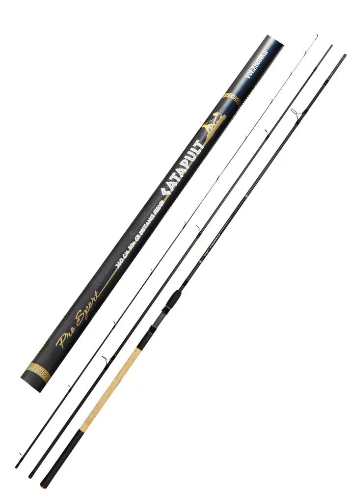 

Удилище фидер "Volzhanka Pro Sport Catapults LS 14ft 90+" 4.2м (3секции+3) тест 90+гр