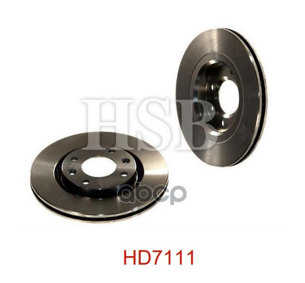 

HSB HD7111 Диск тормозной передний CITROEN C3,PEUGEOT 206/PARTNER 1.1-2.0HDI 96> 1шт