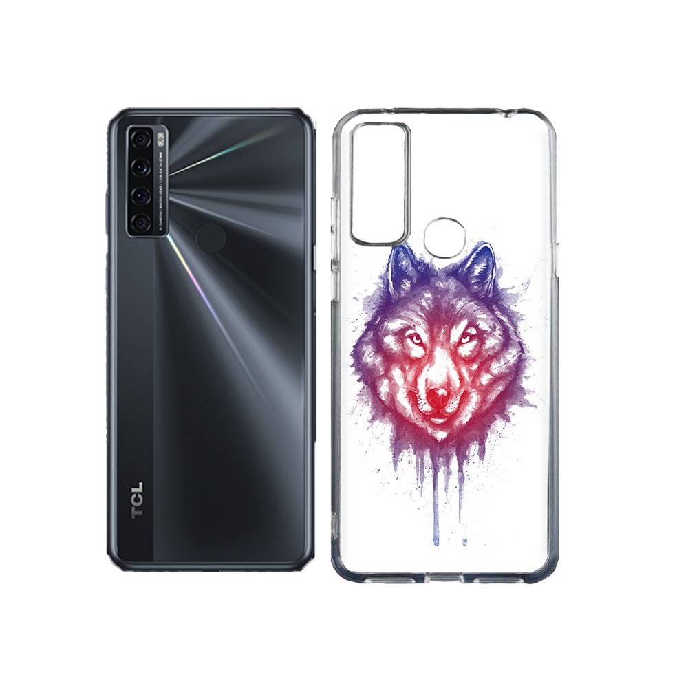 

Чехол MyPads Tocco для TCL 20L пушистый волк, Прозрачный, Tocco