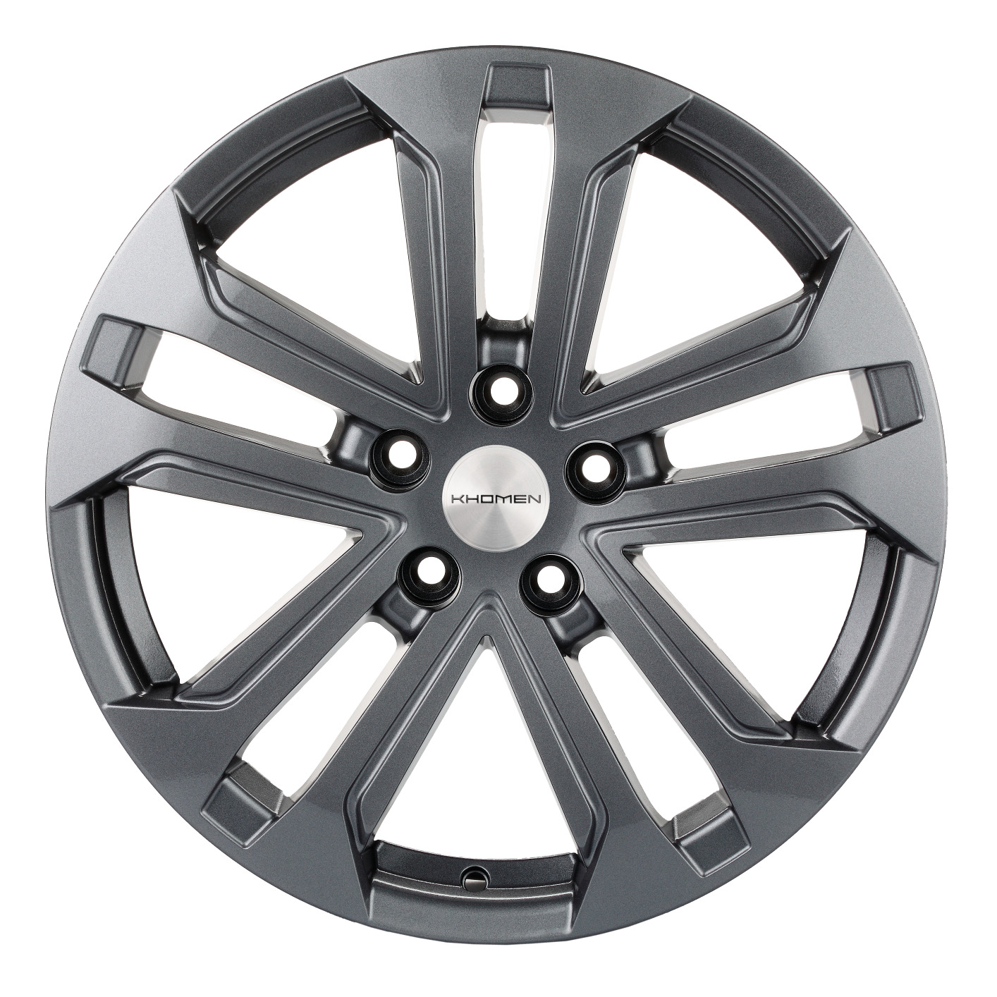 

Колесный диск Khomen Wheels KHW1803 (G) 7xR18 ET50 5*114.3 D67.1, Серый