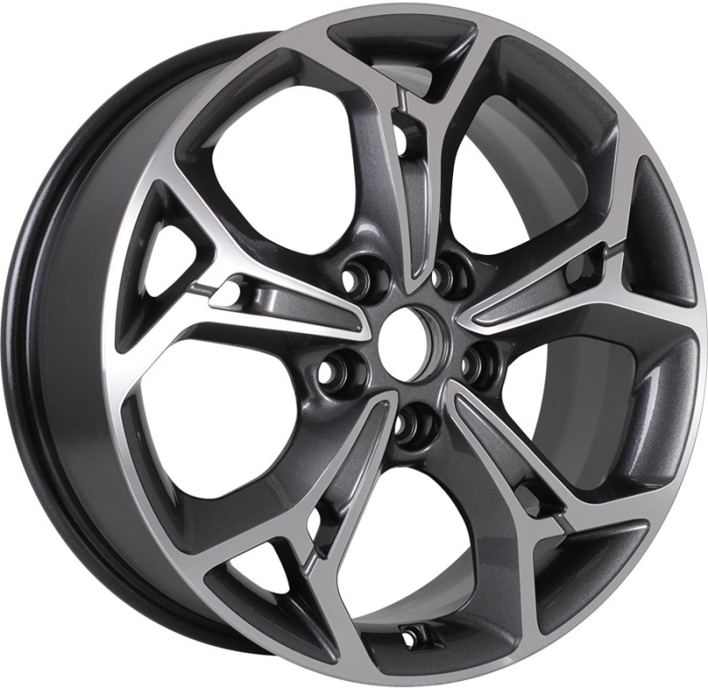 

Колесный диск Khomen Wheels KHW1702 (G) 7xR17 ET51 5*114.3 D67.1, Серый