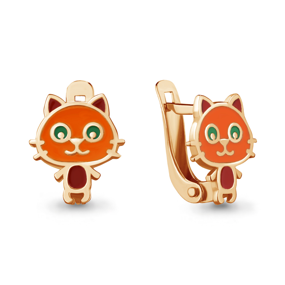 

Серьги из серебра с эмалью Aquamarine 33133_925_з, 33133_925_з