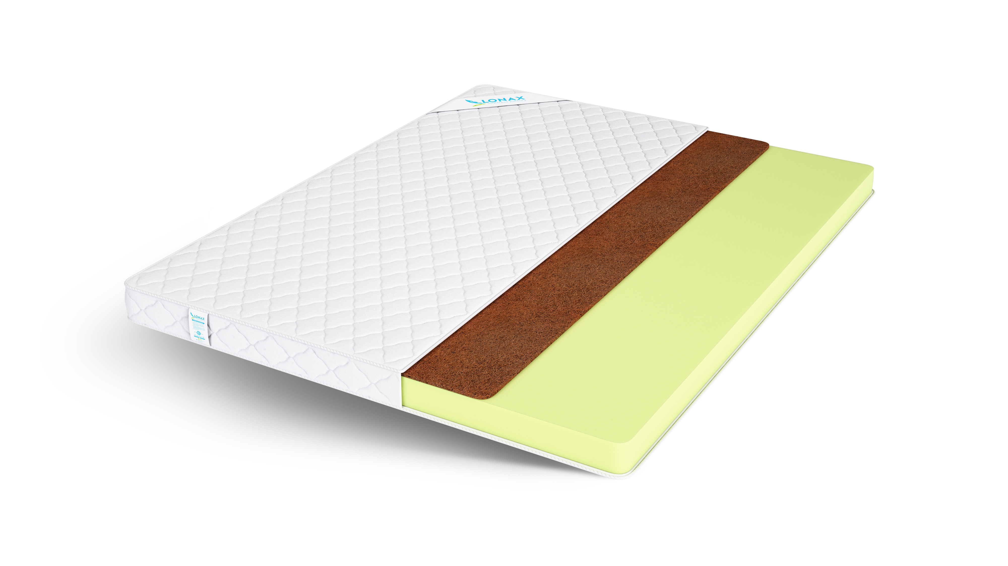 

Матрас беспружинный Lonax ROLL COCOS MINI ECO/chstds_lonLRCME_90x185, Lonax ROLL COCOS MINI ECO