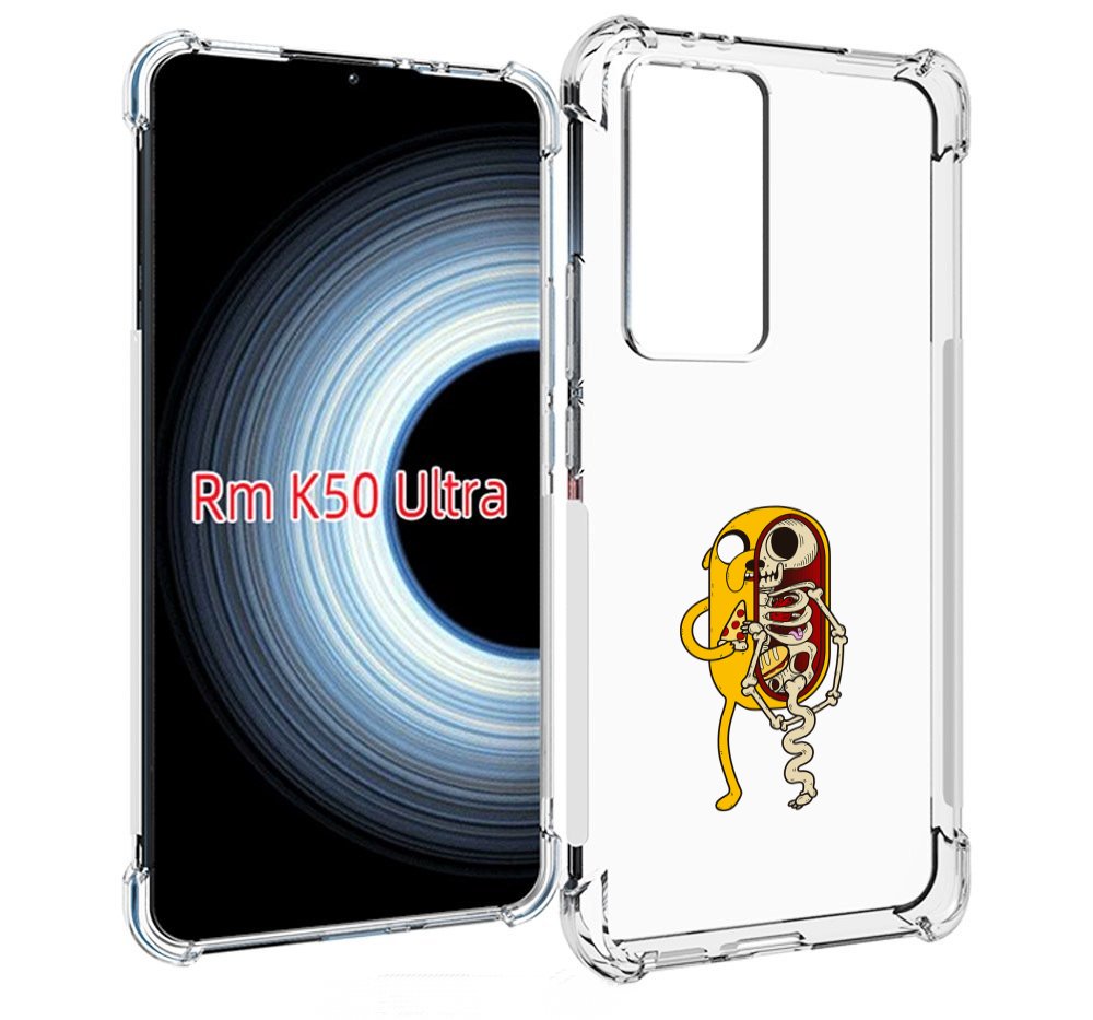 

Чехол MyPads Джейк скелет для Xiaomi 12T / Redmi K50 Ultra, Прозрачный, Tocco