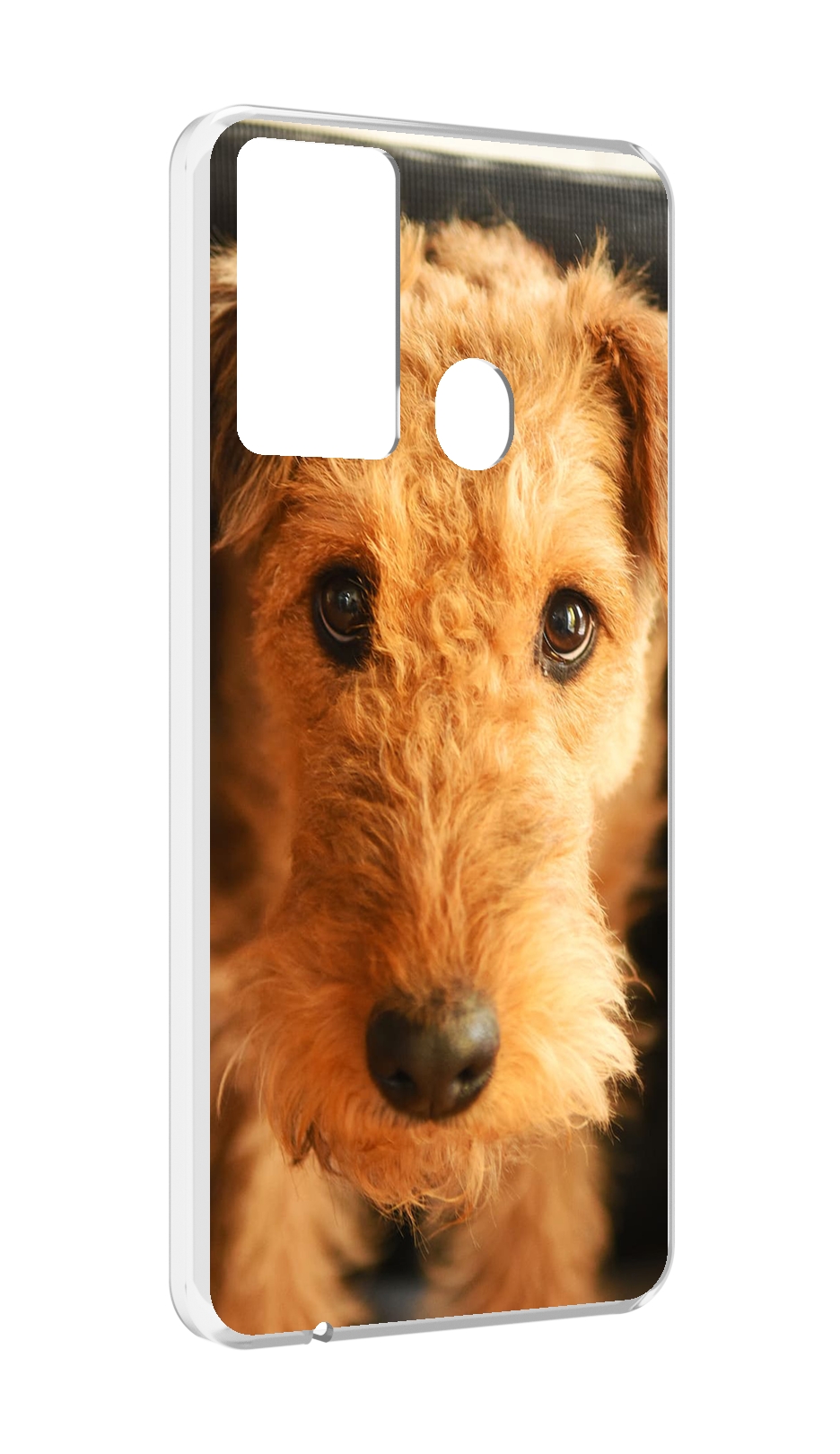 

Чехол MyPads эрдельтерьер для Itel P37/Itel Vision 2S, Прозрачный, Tocco