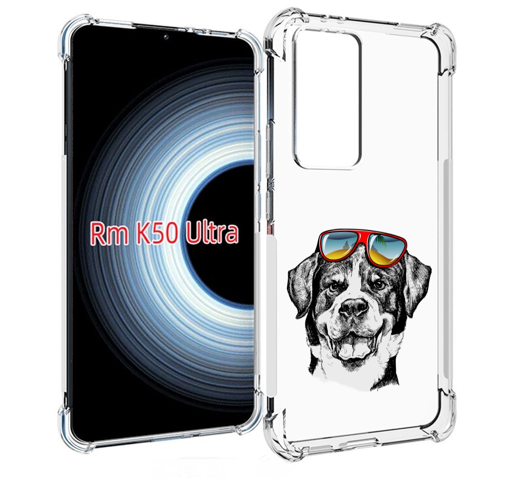 

Чехол MyPads счастливая собака для Xiaomi 12T / Redmi K50 Ultra, Прозрачный, Tocco