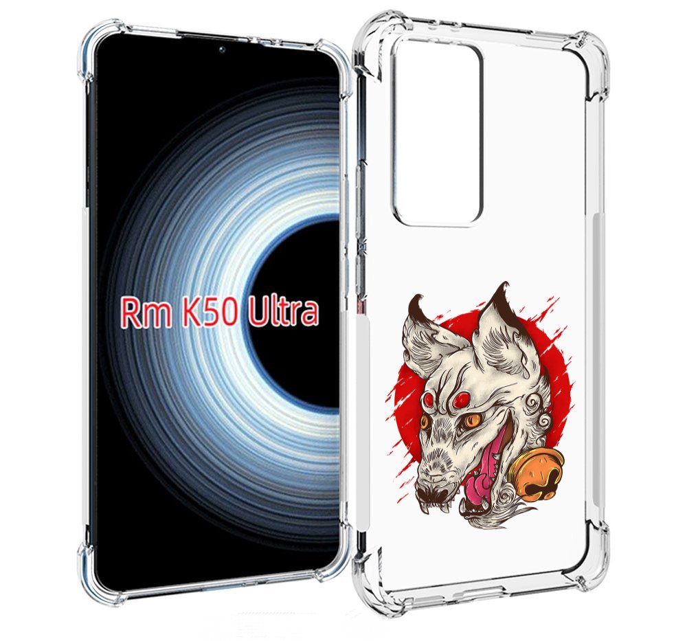 

Чехол MyPads страшная собака для Xiaomi 12T / Redmi K50 Ultra, Прозрачный, Tocco