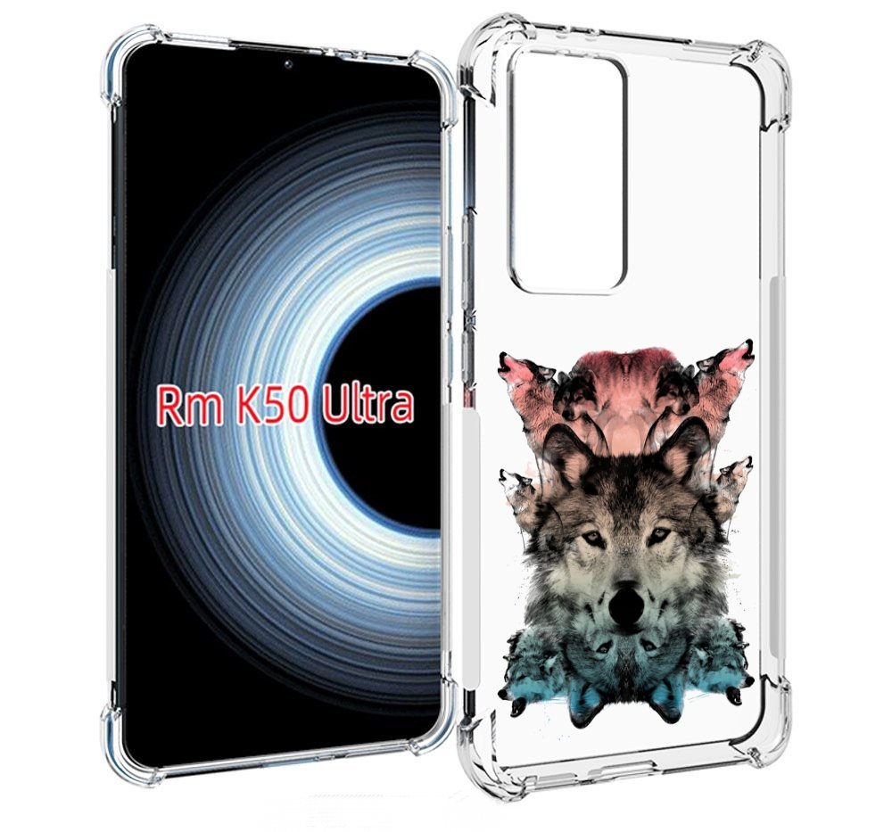 

Чехол MyPads стая для Xiaomi 12T / Redmi K50 Ultra, Прозрачный, Tocco