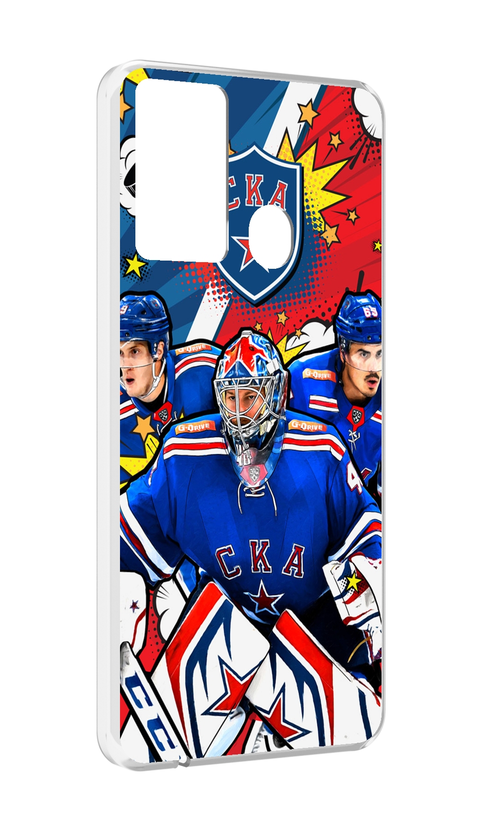 

Чехол MyPads хк ска спб мужской для Itel P37/Itel Vision 2S, Прозрачный, Tocco