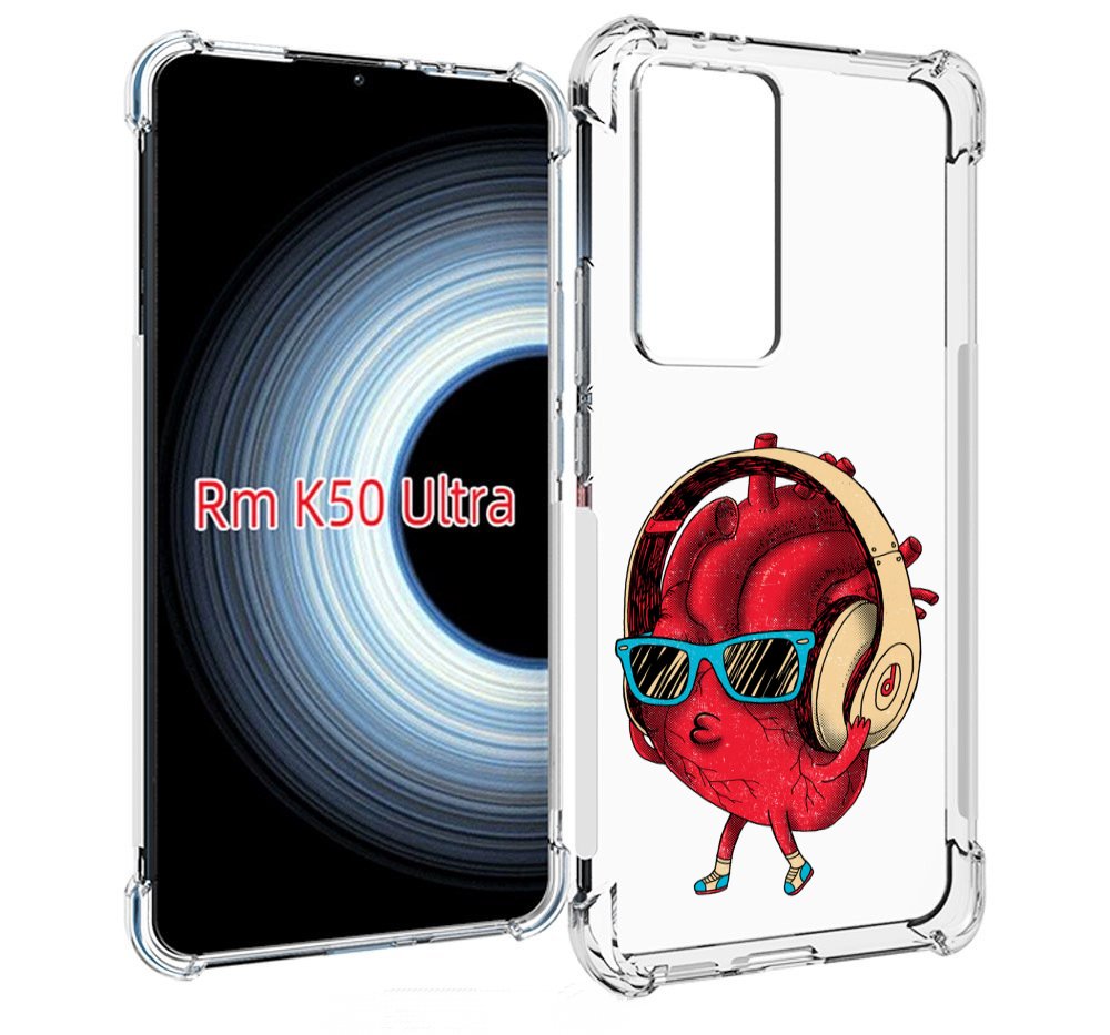 

Чехол MyPads слушай сердце для Xiaomi 12T / Redmi K50 Ultra, Прозрачный, Tocco