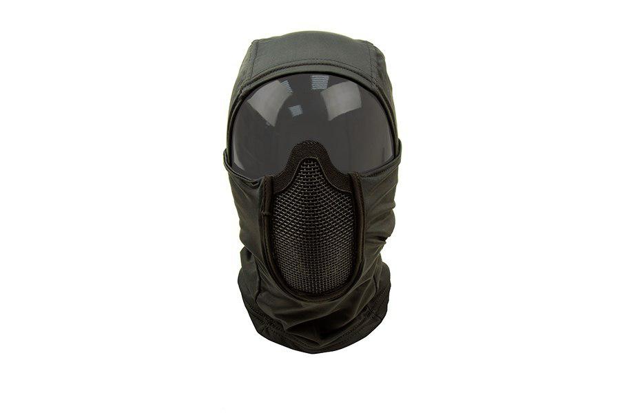 фото Маска защитная wosport shadow fighter mask bk (ma-113-bk)