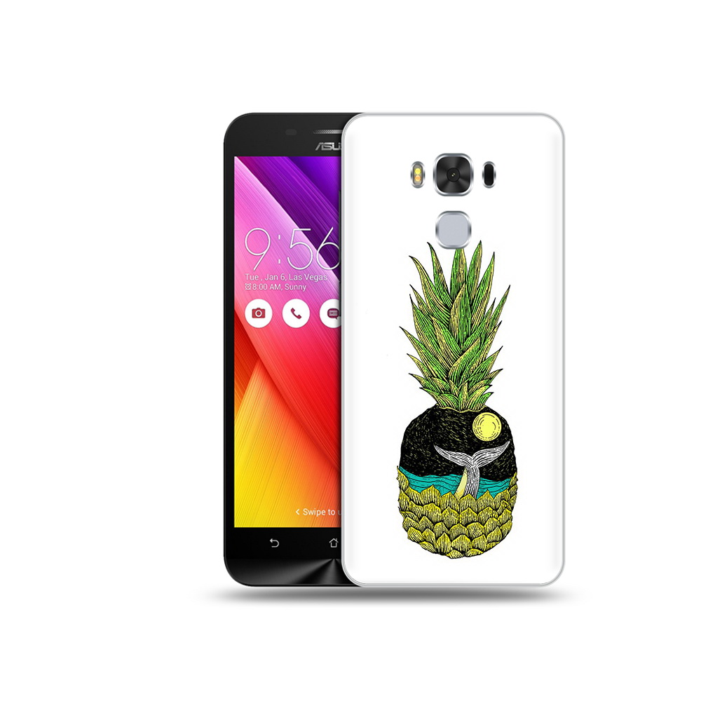 

Чехол MyPads Tocco для Asus ZenFone 3 ананас с китом (PT49951.654.220), Прозрачный, Tocco