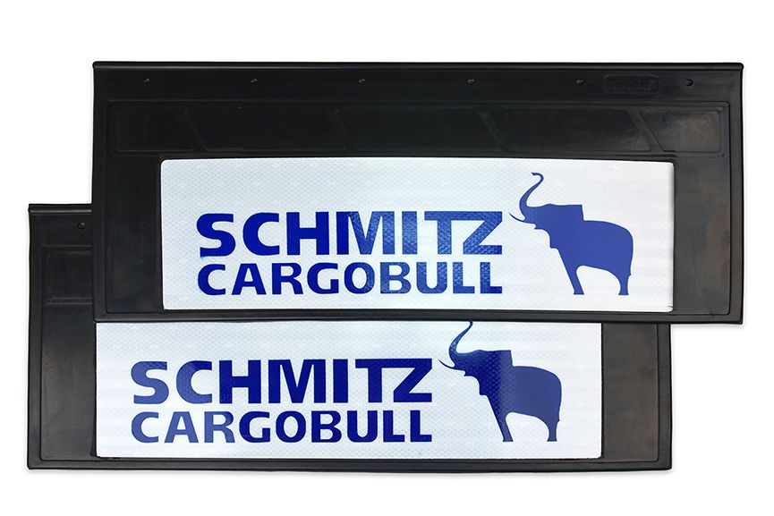 

Брызговики светоотражающие узкие (резина) SCHMITZ (СИНИЕ) комплект 660*270