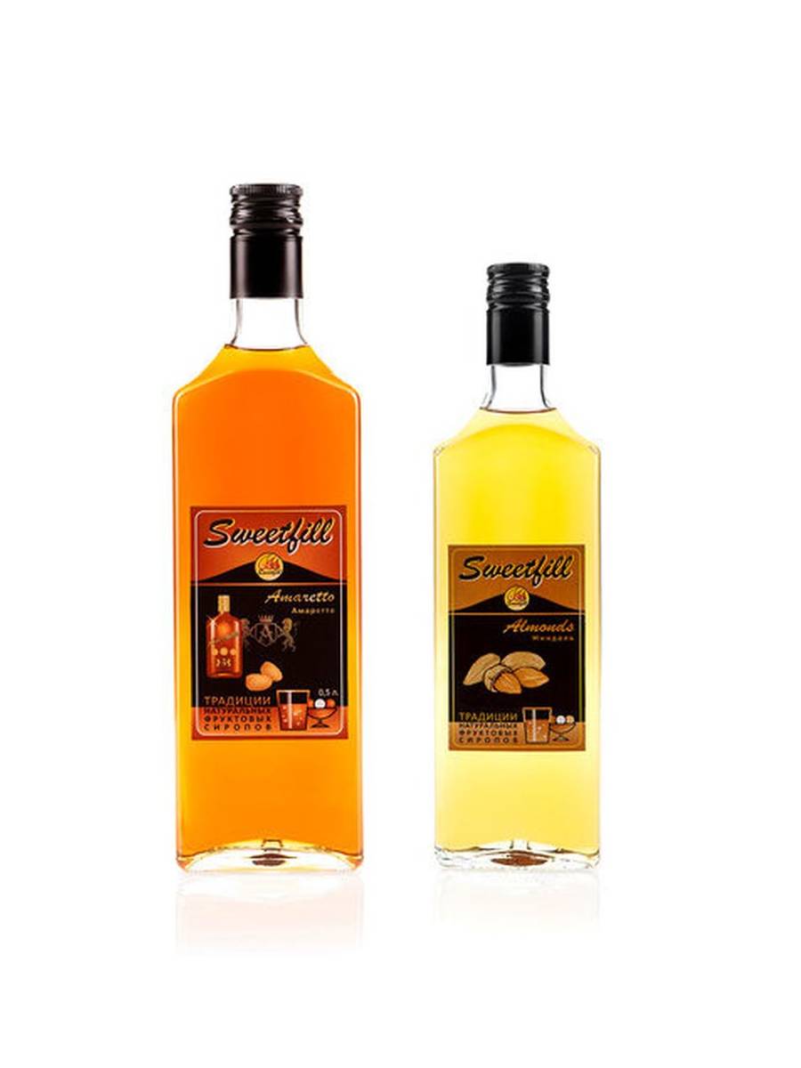 

Комплект сиропов Sweetfill Амаретто и Миндаль, 2 шт по 0,5 л