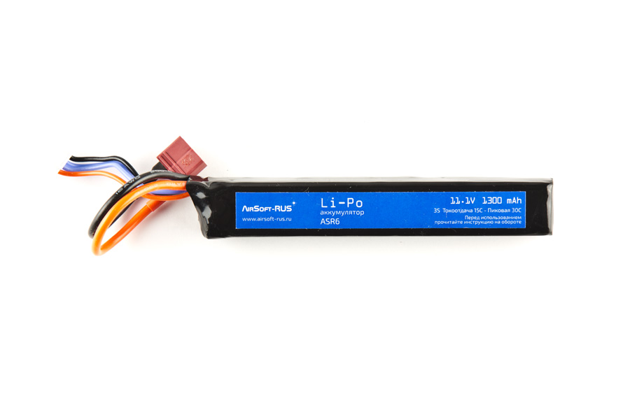 

Аккумулятор Li-Po 11,1V 1300 mAh (ASR6-T)