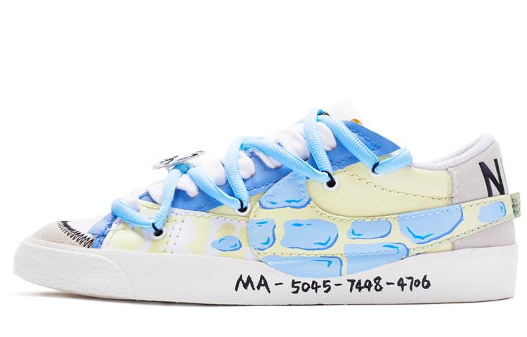 

Кеды унисекс Nike Blazer Low желтые 44 EU, Желтый, Blazer Low